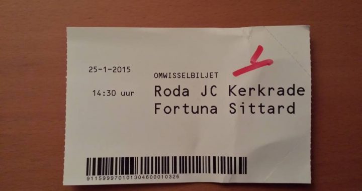 Update voorverkoop Roda JC away
