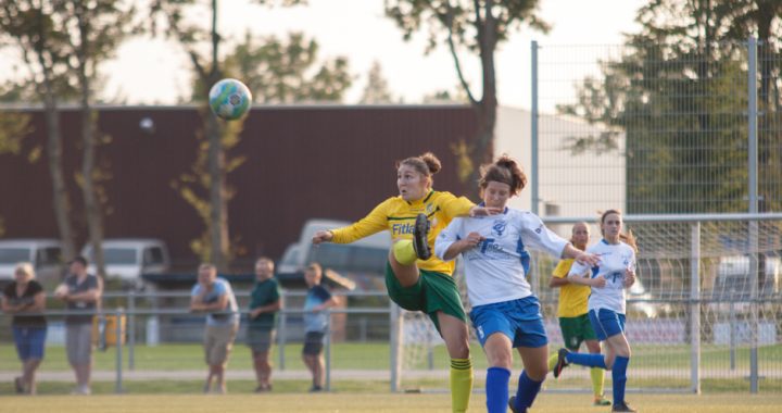 Dames winnen eerste oefenwedstrijd