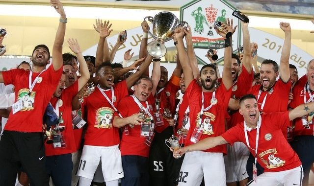 Fortuna oefent tegen Al-Jazira (VAE)