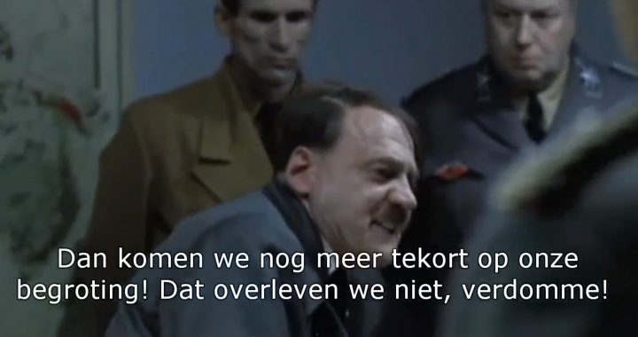 Humor: geheim crisisberaad im Kirchroa