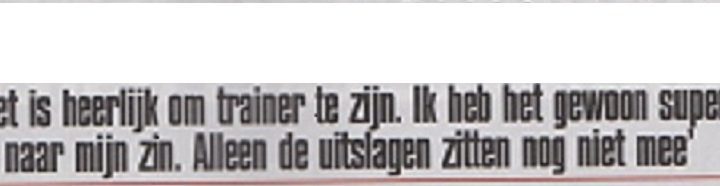 Interview Peter van Vossen in VI